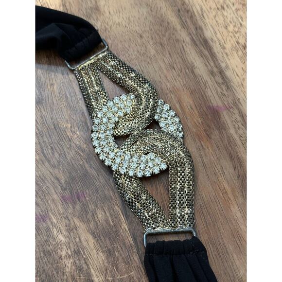 Cache Women's Black Sleeveless Halter Neckline Mini Dress Size Medium - Picture 6 of 10